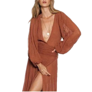 2021 <span class=keywords><strong>bianco</strong></span> Vintage di alta qualità estate abiti Casual in cotone <span class=keywords><strong>lino</strong></span> Midi - Product Image 5