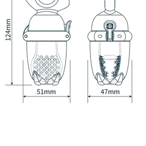 Sucette rotative en silicone pour nourrissons, pour aliments/<span class=keywords><strong>fruits</strong></span>, avec maille supplémentaire, sucette/distributeur souple, vente en gros - Product Image 3
