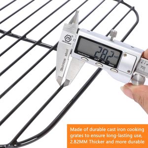 Grille de four à mailles pour barbecue en acier inoxydable de haute qualité pour le contrôle de l'huile et l'égouttage de la viande grillée - Product Image 2