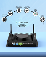 Mini PC Industrial Intel Core I3-10110U con Ventilador, Doble LAN, RS232/485, GPIO, Pantalla Triple 4K, Compatible con Win10/11 y Linux, Soporta 64GB DDR4