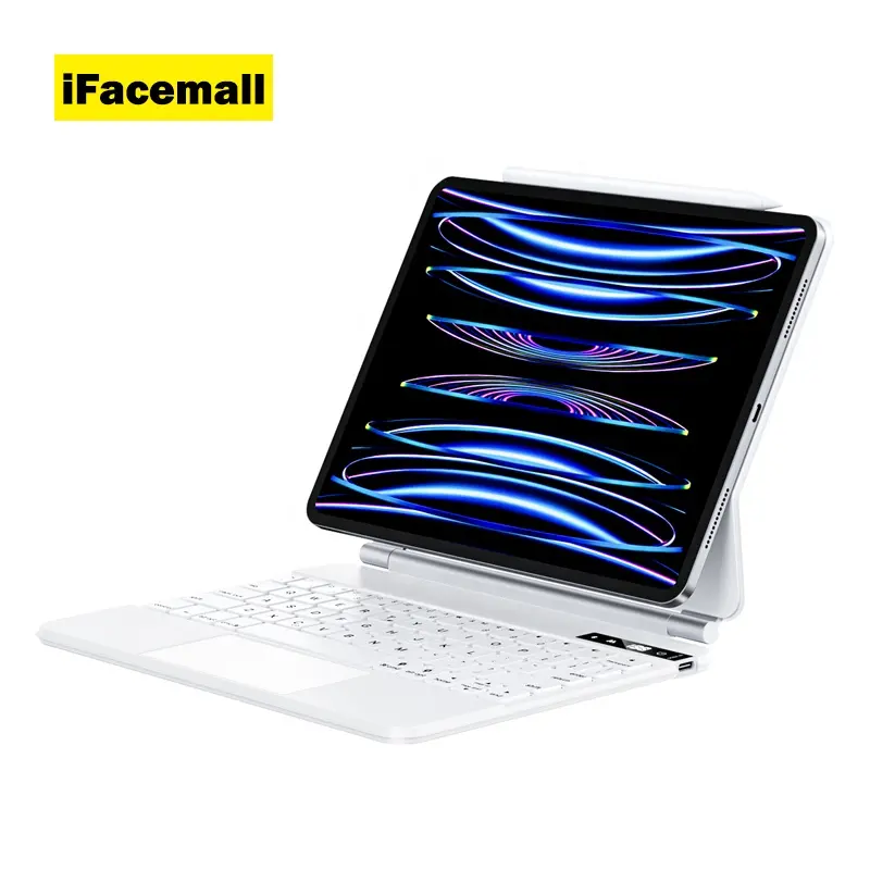 IFacemall Магнитный чехол для беспроводной клавиатуры для iPad Pro 11 дюймов Tablet Air 4 Чехол 10,9 кожаный чехол