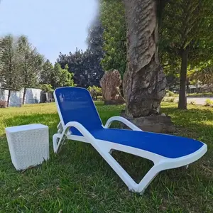 PP Outdoor Furniture Garden Patio Pool Side Beach Sun Bed Lounger Chair