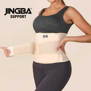 JINGBA nuovo arrivo supporto <span class=keywords><strong>lombare</strong></span> traspirante con due cinghie elastiche e 3 barre vita posteriore bretelle <span class=keywords><strong>per</strong></span> Bodybuilding palestra esercizio - Product Image 1
