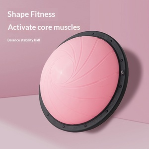 CZFIT Pelota de Equilibrio Hemisférica de PVC de Nueva Generación para Yoga, Pelota de Fitness Engrosada Antiexplosión, Pelota de Velocidad Ondulada para Pilates - Product Image 3