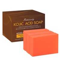 Savon Biologique Éclaircissant Anti-Acné à l'Acide Kojique pour Corps et Visage, Supprime les Taches Brunes et Noires, Blanchissant, Marque Privée en Gros