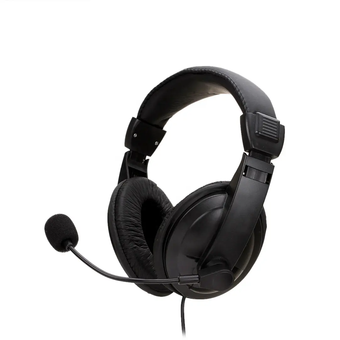 SY750 Over Ear Goedkope Computer Headset Draad Headset 3.5Mm Jack Hoofdtelefoon Game Usb Headset Voor Skype/Kantoor