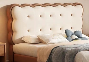 Creative Kids Biscuit Bed Marco individual de madera maciza para dormitorio de niños y niñas - Product Image 2