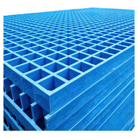 Grille en fibre de verre poreuse de haute qualité 12x12/38x38mm, utilisée pour les passerelles piétonnières et les marches d'escalier, peut être coupée sur mesure, production en usine