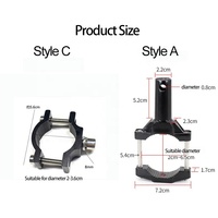 Support de Fixation Universel pour Phare de Moto Voiture Modifié – Support d'Extension de Projecteur et de Lampe