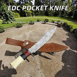 Couteau de poche multifonctionnel de survie en plein air en acier titane avec lame en acier titane et manche en alliage de titane TC4, couteau pliant - Product Image 2