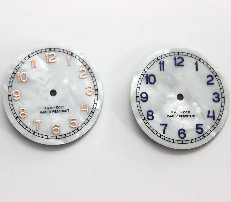 Mopa reloj dial stick index dial reloj piezas dial