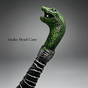 Maza de plástico ligera estilo bárbaro, accesorio para niños y adultos, palo salvaje con cabeza de serpiente para fiestas de terror, ideal para Halloween y festivales, venta al por mayor. - Product Image 5