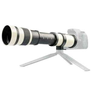 Objectif zoom super téléobjectif 420-800 mm F/8.3, objectifs d'appareil photo multicouches MF AF pour <span class=keywords><strong>Canon</strong></span> Nikon Sony DSLR, compatible avec monture T - Product Image 3
