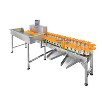 Automatische groente-tomaat-sorteringsmachine, maïs- en fruitcirkelvormige multi-gewicht sorteermachine, roestvrij staal 304, eenvoudige bediening