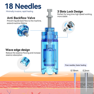 עט microneedling מקצועי עט m8s electricsl דרמה עט לטיפול בעור לשימוש ביתי - Product Image 4