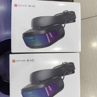 DPVR E4C avec fauteuil œuf, ensemble VR pour entreprises proposant des sièges VR, simulateur VR, moto, machine à l'heure réelle 6 places et vol VR