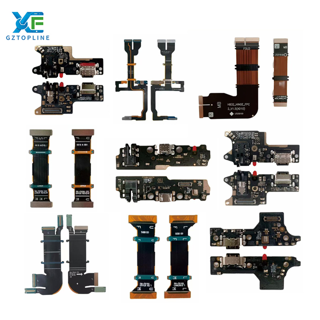 Support Fast Charge Custom USB Charging Port Tail Board Port Dock Charger Connector Flex Cable for Samsung,Tecno,REDMI