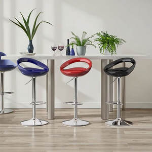 Sillas de Bar para Recepción de Hotel con Ajuste de Altura, Sillas de Bar Modernas y Económicas de Plástico de Color - Product Image 3