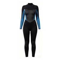 Wetsuit Selam Full Body Custom 3mm 5mm Traje De Neoprene Ramah Lingkungan Bernapas Ukuran Besar Lengan Panjang Wanita untuk Menyelam dan Berenang