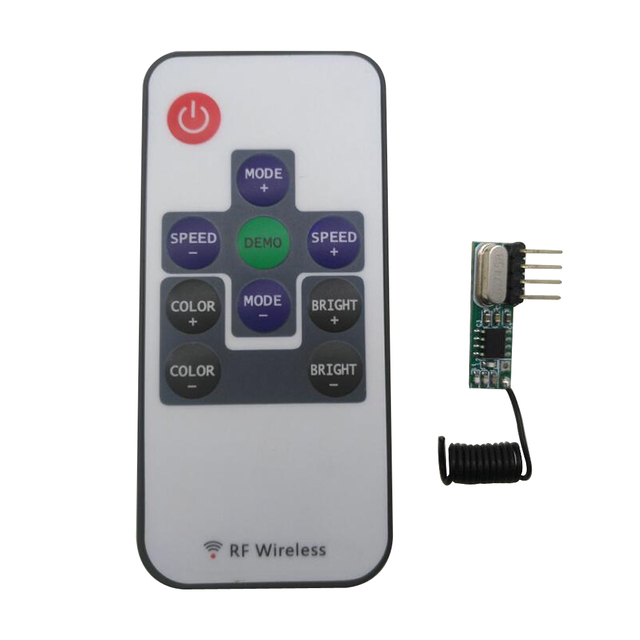 315M 433M RF Remote Control with Receiver Support Customize 1-21 Keys