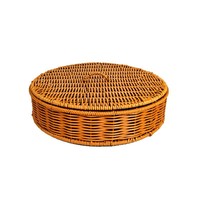 Boîte de rangement pour snacks et bonbons, plateau à fruits et plateau à desserts pour table basse de salon, panier à noix en rotin naturel