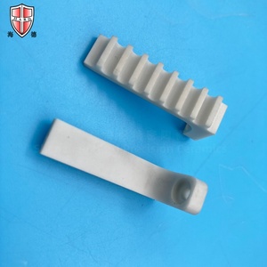Bloc en céramique de nitrure d'aluminium usiné avec précision, plaque nervurée AlN résistante à l'usure, haute résistance diélectrique, raccordement structurel - Product Image 4