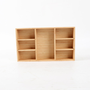Bamboo Japanese-style <b>drawer</b> divider <b>storage</b> <b>box</b>, extendable tableware, cross-border certified, fully organized office <b>storage</b> - Product Image 1