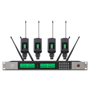 Transmisor Inalámbrico ISR TXR202, Sistema de Micrófono Inalámbrico de Largo Alcance, de Uno a Dos, Cuatro Ocho Canales, Cableado a Inalámbrico, para KTV/Actuaciones - Product Image 1