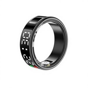 خاتم ذكي من التيتانيوم يدعم الدفع عبر NFC، قابل للبرمجة، مقاوم للماء، يمكن ارتداؤه على الإصبع، جهاز تتبع للصحة متوافق مع هواتف أندرويد - Product Image 1