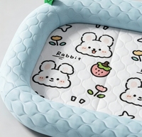 Vente en gros OEM, logo personnalisé, marque privée, fournisseur d'articles pour animaux, commande en gros, MOQ, lit pour lapin et chat en laine douce lavable pour chats et petits chiens