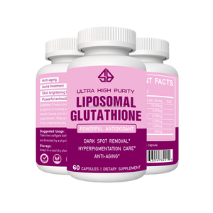 OEM L-Glutathione Capsules 600mg Powerful Antioxidant <b>Collagen</b> Skin Brightening Adult Use Gluten-Free for adults 60 Counts - Product Image 3