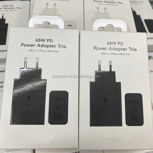 Adaptateur secteur USB-C EU PD <span class=keywords><strong>65W</strong></span> <span class=keywords><strong>Trio</strong></span> 3 ports, charge rapide super rapide, chargeur de type C pour <span class=keywords><strong>Samsung</strong></span> S26 Ultra EP-T6530, chargeur USB C <span class=keywords><strong>65W</strong></span> - Product Image 6