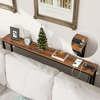 47,2 "estrecho largo detrás del sofá Mesa de entrada delgada 5,9" Flaco detrás del sofá Mesa de consola con estación de carga