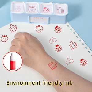 Sello Personalizado 4 en 1 con Nombre y Firma, Diseño Personalizado, para Oficina, Niños y Estudiantes, con Certificación MSDS y CE - Product Image 3