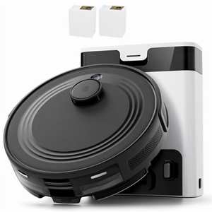 Robot Aspirateur Laveur en Gros Usine avec Cartographie Laser DToF, 6000Pa, Station de Collecte Automatique des Débris 2.7L, Navigation VSLAM, Compatible App/Alexa/<span class=keywords><strong>Google</strong></span> - Product Image 1