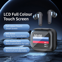 Nouvelle tendance M6 Pro Écran LCD tactile Étui de charge Écouteurs sans fil ENC ANC Écouteurs BT 5.3 Intra-auriculaires TWS Casque PK A9 Pro