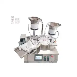 FillinMachine Automatic vial bottle 3-in-1 washing vial filling capping machine for sale