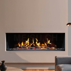 Lámpara Inteligente Moderna MEISU.CH con Pantalla <span class=keywords><strong>LED</strong></span> Integrada, <span class=keywords><strong>Efecto</strong></span> 3D y <span class=keywords><strong>Chimenea</strong></span> Eléctrica Holográfica de Inserción Vertical - Product Image 2