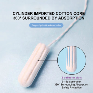 Produttori di tamponi di cotone organico monouso OEM naturale con tamponi organici applicatore di plastica - Product Image 3