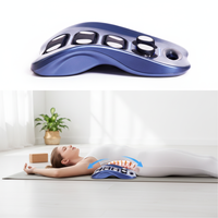 Masseur électrique portable Alphay certifié CE ROHS pour étirement par impulsions, traction et chaleur, idéal pour la fatigue au bureau et les douleurs lombaires