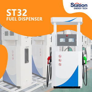 Trạm Chất lượng cao bốn 2 vòi phun nhiên liệu <span class=keywords><strong>Dispenser</strong></span> giá với gilbarco bơm <span class=keywords><strong>LCD</strong></span> màn hình hiển thị để bán - Product Image 1