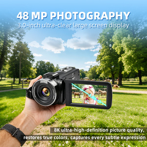 Caméra numérique Ultra HD 8K HDV01-8K 64MP avec zoom 18X, écran tactile 3,0 pouces, WiFi 2,4G, enregistrement à distance pendant la charge, Vlog - Product Image 2