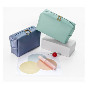 <span class=keywords><strong>Borsa</strong></span> cosmetica con cerniera in pelle sintetica resistente all'acqua per il trucco porta cosmetici da viaggio <span class=keywords><strong>borsa</strong></span> da toilette per regalo da donna - Product Image 4