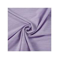 Tissu maille jacquard à pois sur mesure 150g en polyester et coton, tricoté chaîne, léger, respirant, séchage rapide pour robes