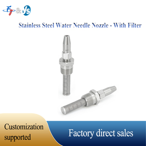 Rubi embutidos 3/8 ''água agulha bocal, rubi de alta pressão orifício reto córrego pulverizador para a indústria do moinho de papel - Product Image 5
