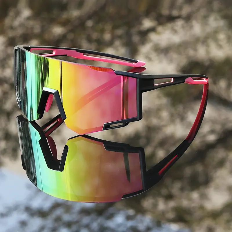 Yijia all'ingrosso ottica TR90 ciclismo occhiali Anti-appannamento MTB occhiali protezione UV ciclismo occhiali da sole Sport da corsa