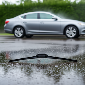 Lame d'essuie-glace universelle de remplacement 28 pouces en caoutchouc naturel, design sans armature, pour toutes les voitures - Product Image 2