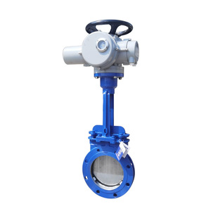 Válvula de Compuerta Eléctrica con Brida de Acero Fundido, de Una Sola Compuerta, 4-20mA, IP65/IP67, para Vapor, Aire y Materiales - Product Image 5