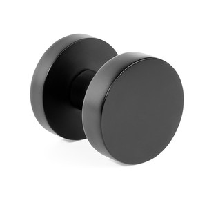Runder Hebelgriff 53 Elio in Schwarz, satiniertem Nickel und mattem Schwarz - Product Image 1