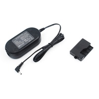 Pour Canon EOS rebelle T3T5T6T7 T100 Kiss X50 Kiss X70 EOS 1100D1200D 2000D batterie factice et Kits d'adaptateur secteur caméra